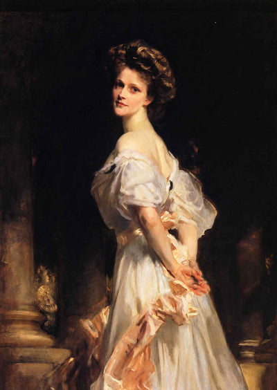 Nancy Astor 1906 Painting by John Singer Sargent Art Print (6 Sizes) - Enhanced