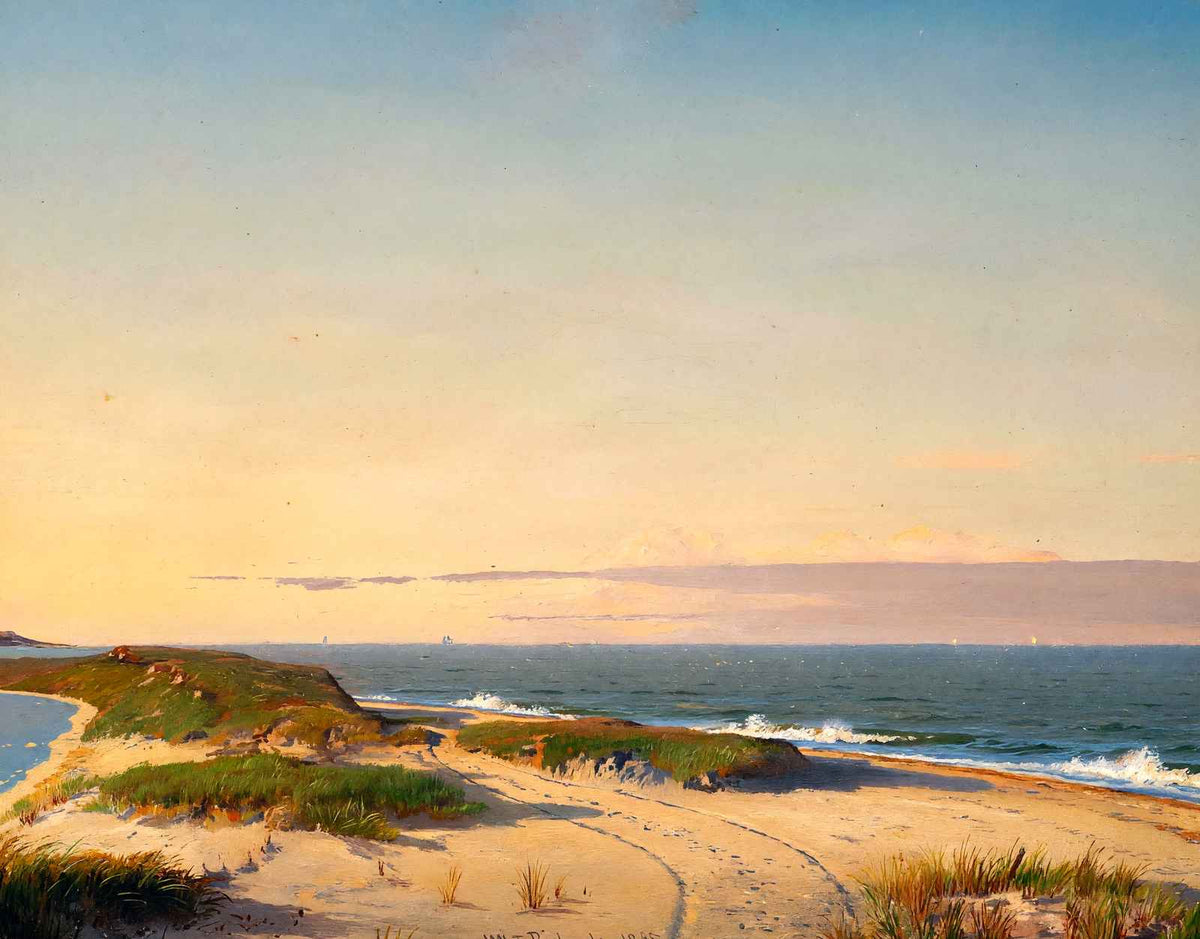 Nantucket Shore Painting by William Trost Richards Fine Art Print (6 Sizes)