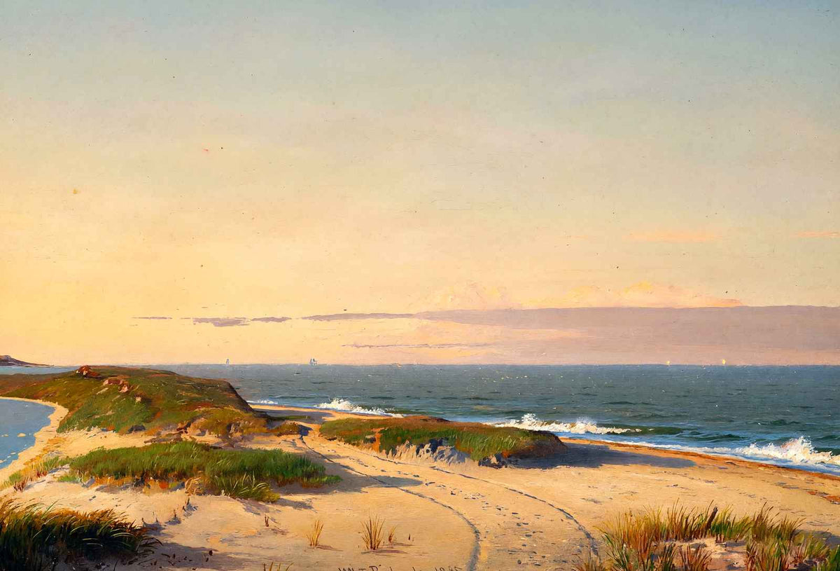 Nantucket Shore Painting by William Trost Richards Fine Art Print (6 Sizes)