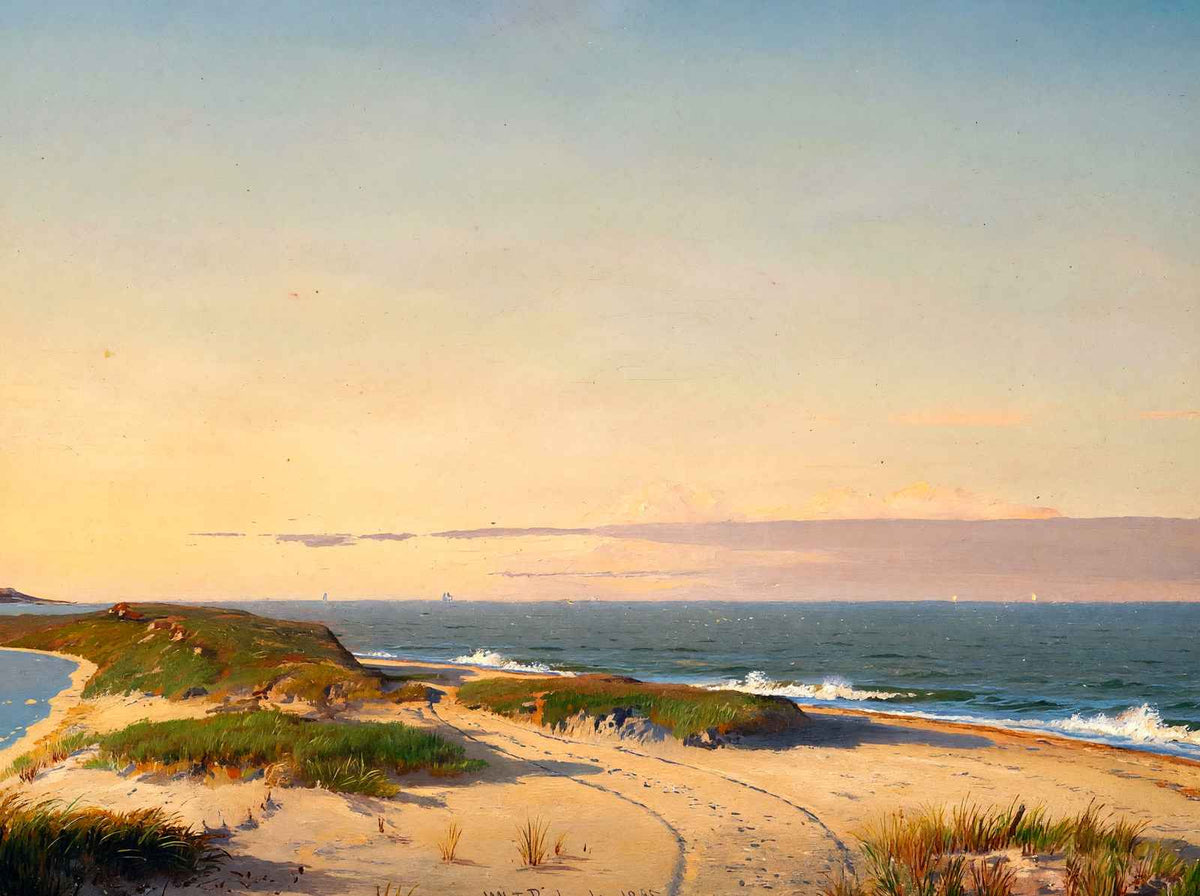 Nantucket Shore Painting by William Trost Richards Fine Art Print (6 Sizes)
