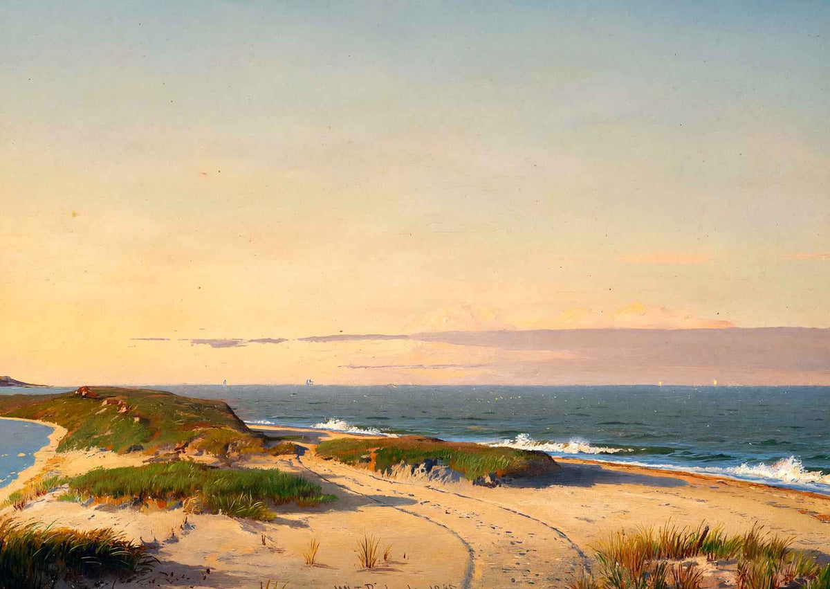 Nantucket Shore Painting by William Trost Richards Fine Art Print (6 Sizes)