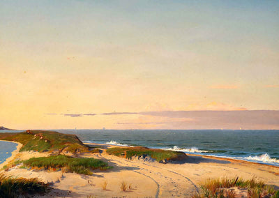 Nantucket Shore Painting by William Trost Richards Fine Art Print (6 Sizes)