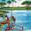 Native Boats and Fishermen Hawaii in 1908 Vintage Print (7 Sizes)