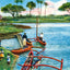 Native Boats and Fishermen Hawaii in 1908 Vintage Print (7 Sizes)