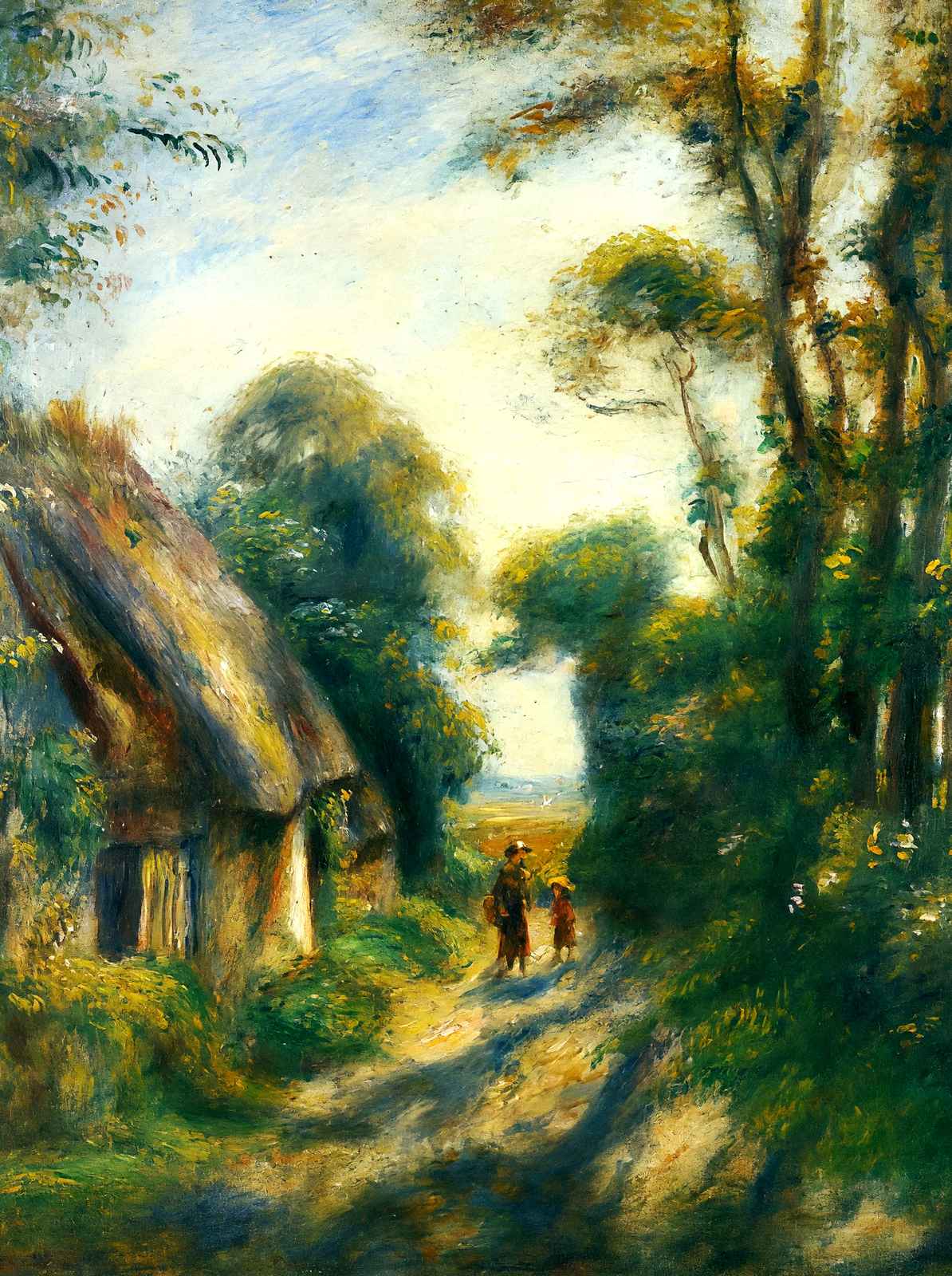 Near Berneval 1898 Painting by Pierre-Auguste Renoir Art Print (6 Sizes)