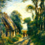 Near Berneval art print by Pierre-Auguste Renoir (1898)
