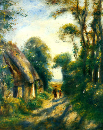 Near Berneval art print by Pierre-Auguste Renoir (1898)