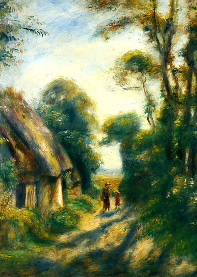 Near Berneval 1898 Painting by Pierre-Auguste Renoir Art Print (6 Sizes)