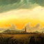 Neubrandenburg Fine Art Print 1817 Painting by Caspar David Friedrich (6 Sizes)