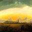 Neubrandenburg art print by Caspar David Friedrich (1817)