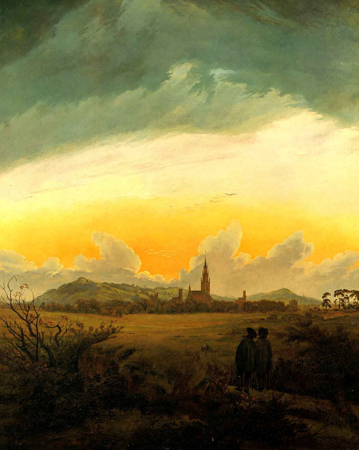 Neubrandenburg art print by Caspar David Friedrich (1817)