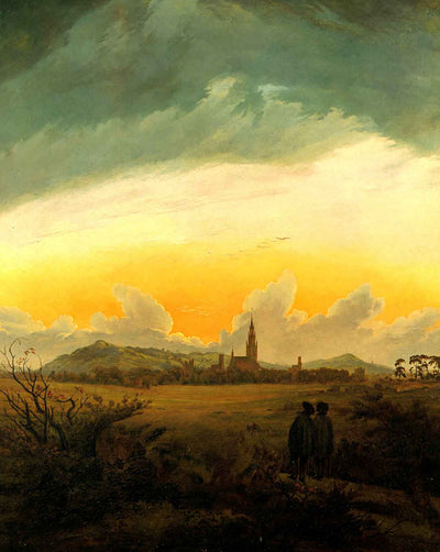 Neubrandenburg art print by Caspar David Friedrich (1817)
