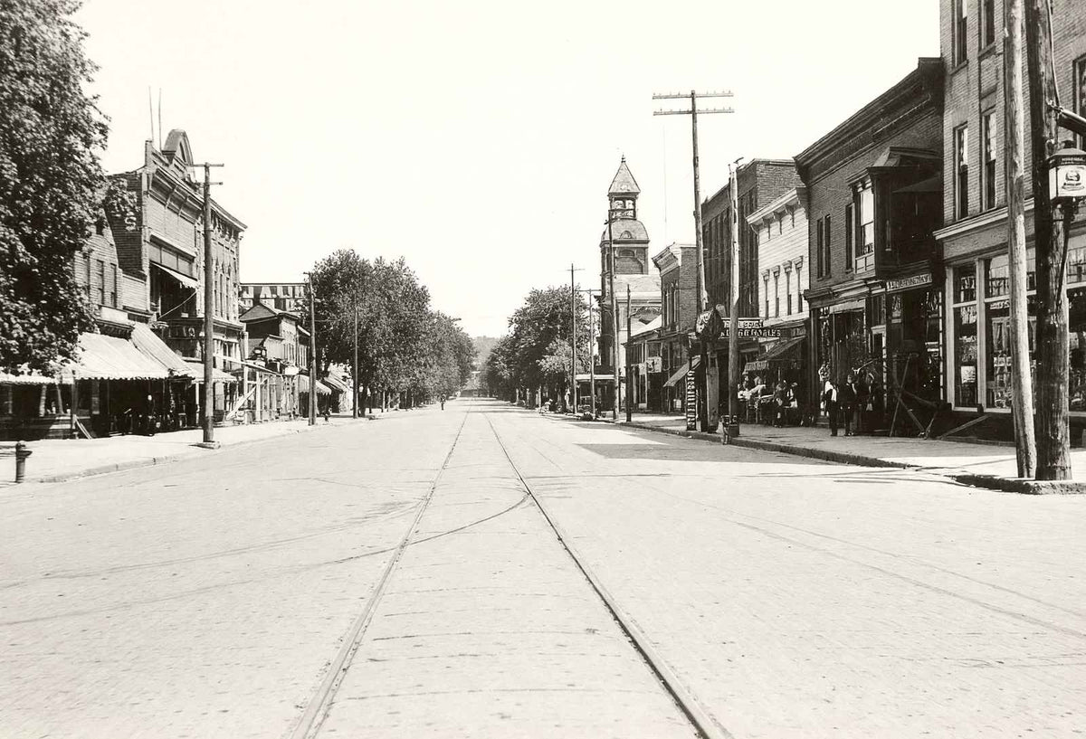 East High Street from Public Square New Philadelphia Vintage Photo (7 Sizes)
