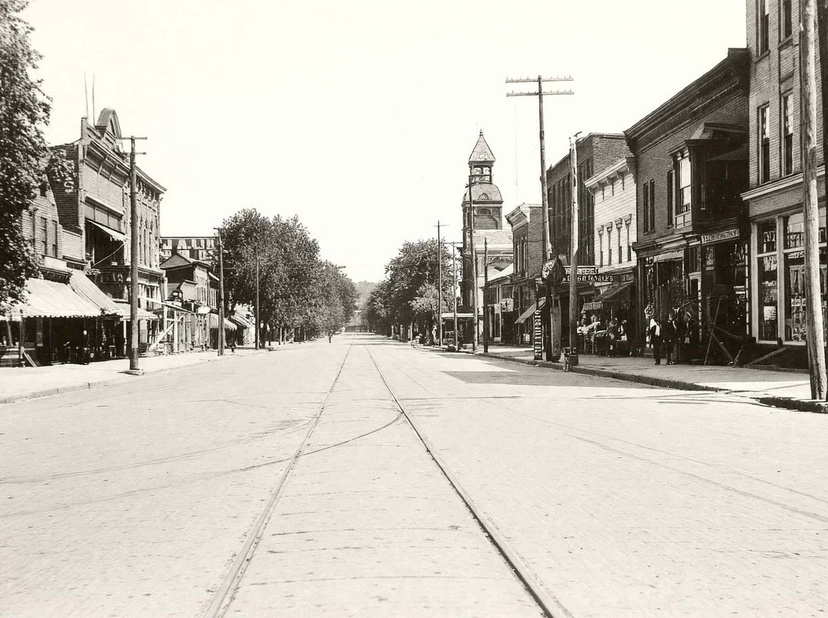East High Street from Public Square New Philadelphia Vintage Photo (7 Sizes)