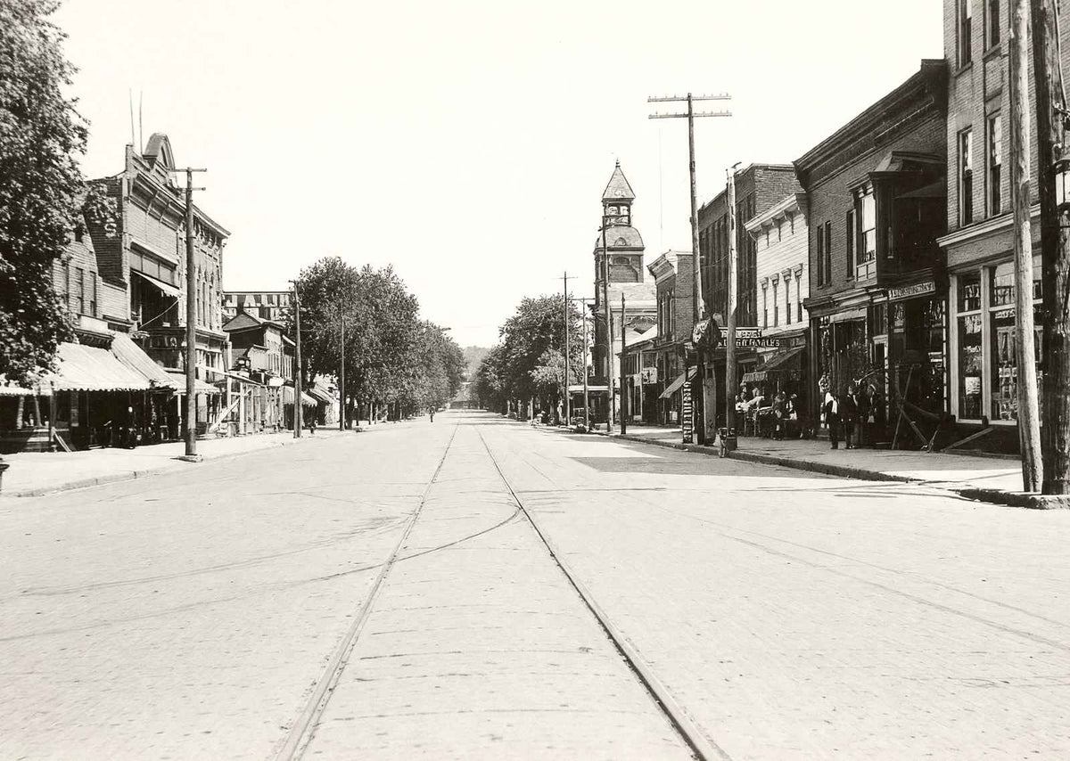 East High Street from Public Square New Philadelphia Vintage Photo (7 Sizes)