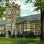 New Library Princeton University in 1910 Vintage Print (7 Sizes) - Retouched