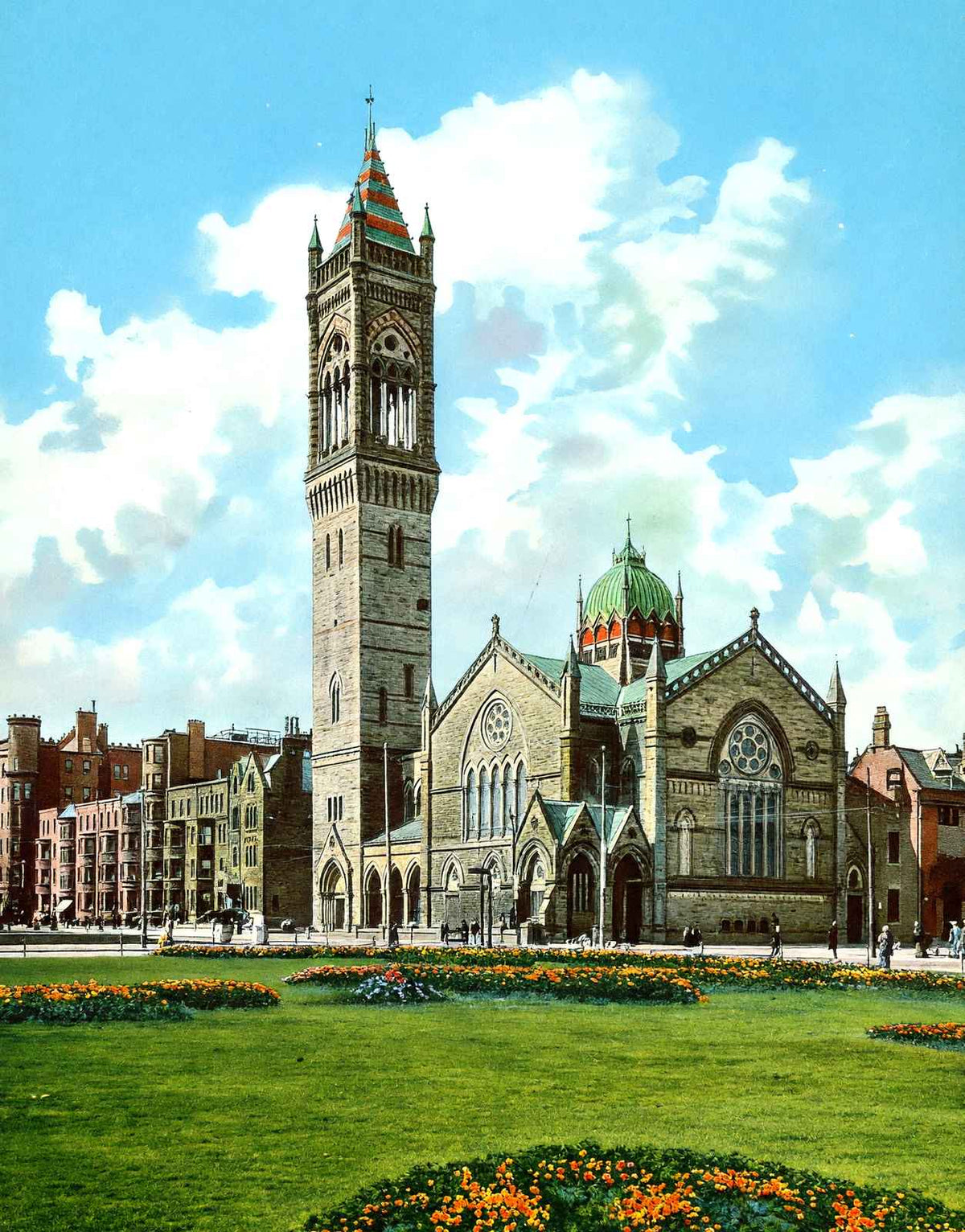 New Old South Church, Boston, Massachusetts in 1903 Vintage Print (7 Sizes)