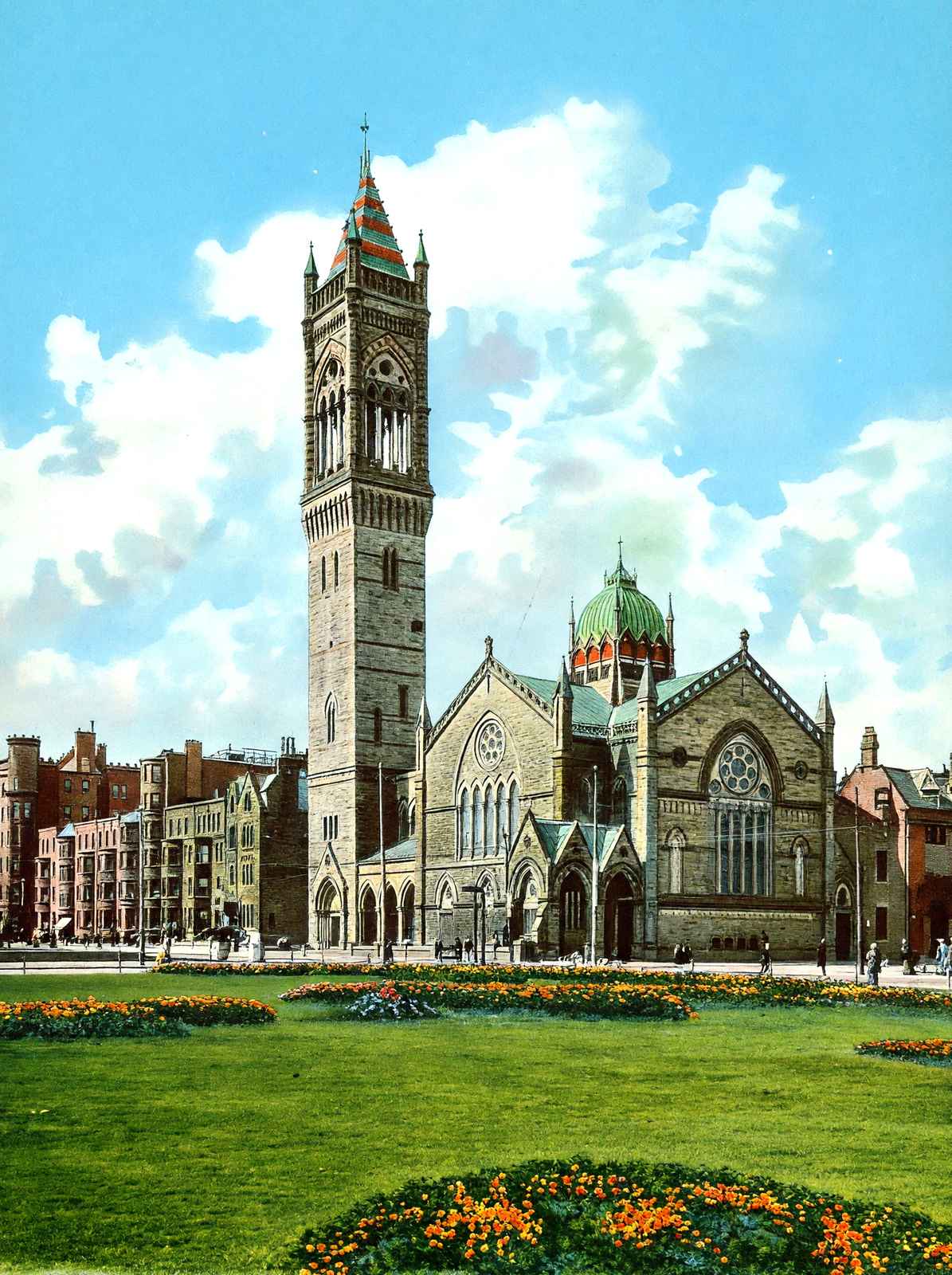 New Old South Church, Boston, Massachusetts in 1903 Vintage Print (7 Sizes)