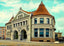 National Bank and Savings Bank, Newton, MA in 1907 Art Print (7 Sizes)