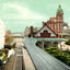 NYC & HRR Station, Newton, MA in 1907 Vintage Print (7 Sizes)