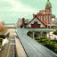 NYC & HRR Station, Newton, MA in 1907 Vintage Print (7 Sizes)
