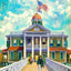 Southern Yacht Club West End New Orleans in 1908 Art Print (7 Sizes)