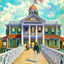 Southern Yacht Club West End New Orleans in 1908 Art Print (7 Sizes)