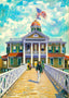 Southern Yacht Club West End New Orleans in 1908 Art Print (7 Sizes)