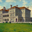 The Breakers Newport RI in 1907 Art Print (7 Sizes) - Reproduction
