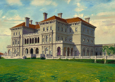 The Breakers Newport RI in 1907 Art Print (7 Sizes) - Reproduction