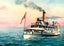 New Camelia on Lake Pontchartrain LA in 1907 Vintage Print (7 Sizes)