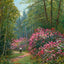 Rhododendrons in Full Bloom New Forest in 1929 Art Print (7 Sizes)