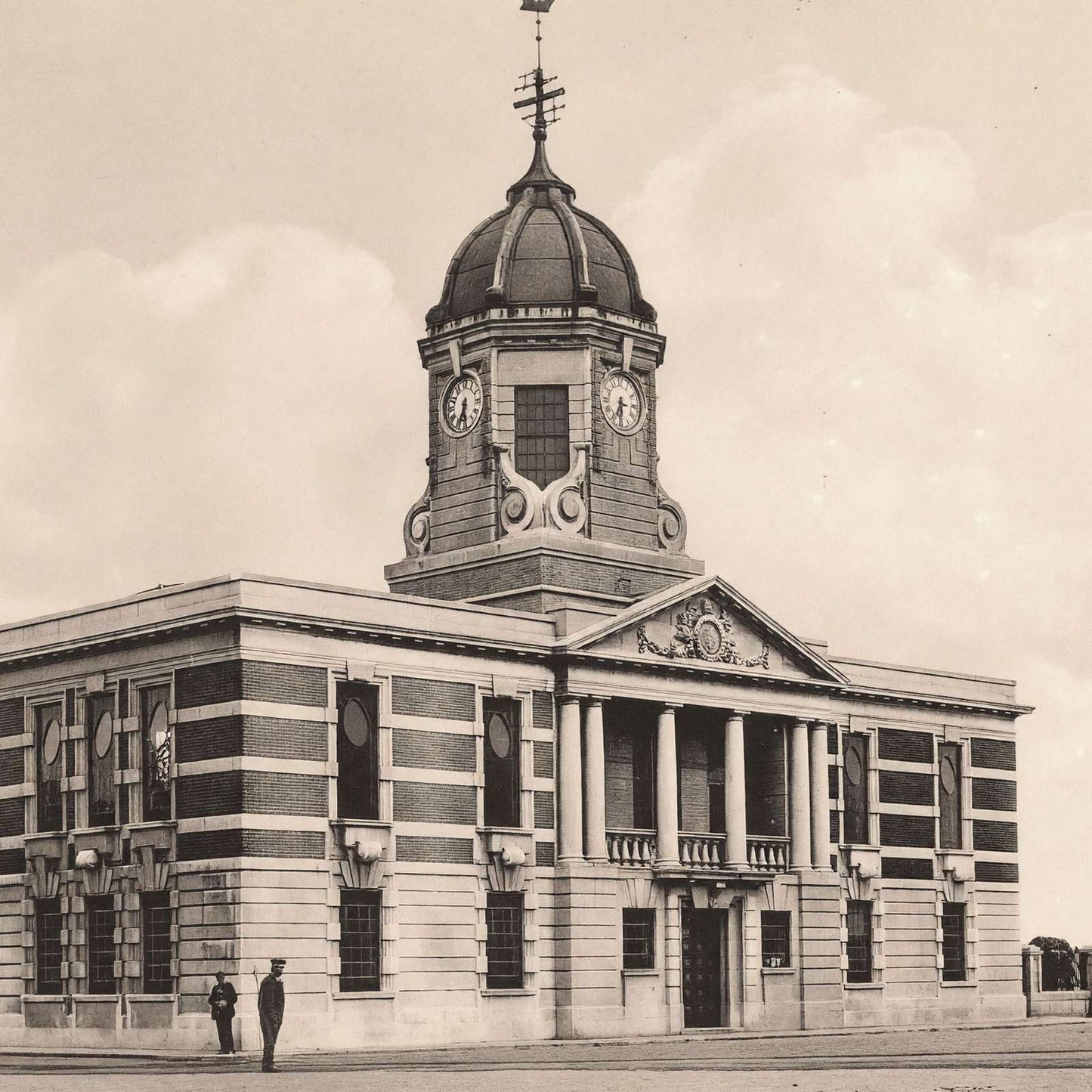 New Harbour Board Offices Southampton in 1929 Vintage Print (7 Sizes)
