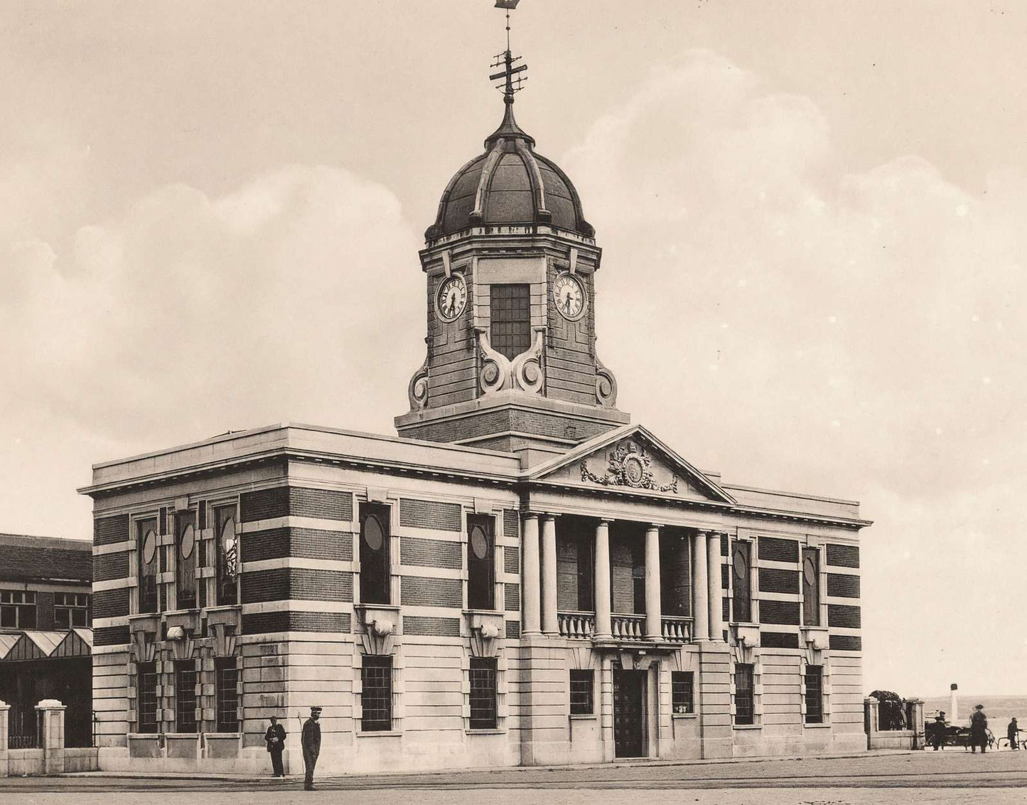 New Harbour Board Offices Southampton in 1929 Vintage Print (7 Sizes)
