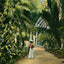 Horticultural Hall Audubon Park New Orleans in 1908 Vintage Print (7 Sizes)