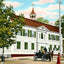 Old Court House and Firemen's Monument New London in 1905 Vintage Print