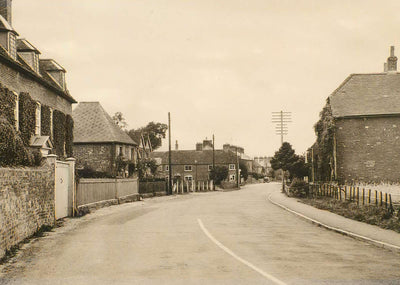 Newbury Road Kingsclere Vintage Print (7 Sizes) - Restored