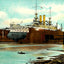 Naval Dry Dock Algiers in 1908 Painting Print (7 Sizes) - Premium Print