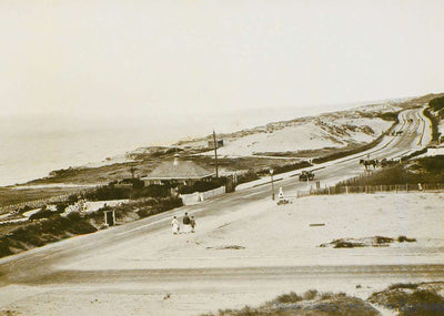 New Overcliff Drive Southbourne in 1906 Vintage Print (7 Sizes)
