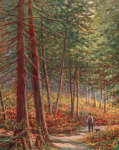 Early Autumn in 1929 vintage print