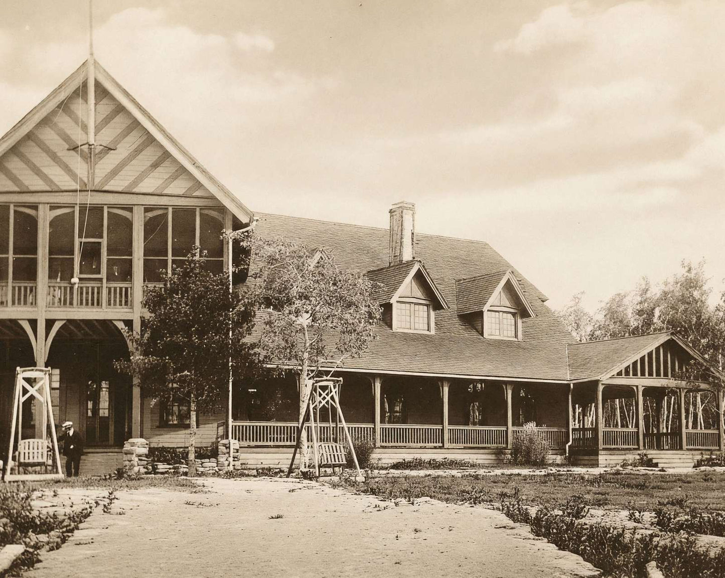 Niben Club in Orono in 1907 vintage print