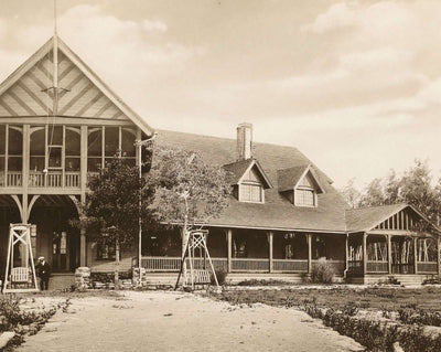 Niben Club in Orono in 1907 vintage print