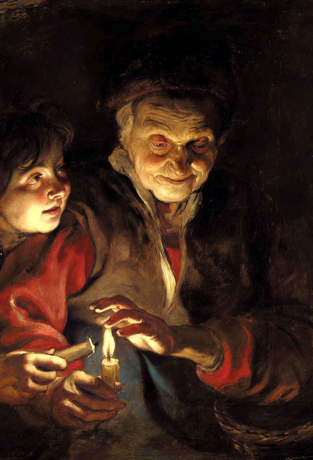 Night Scene 1617 Painting by Peter Paul Rubens Art Print (6 Sizes)