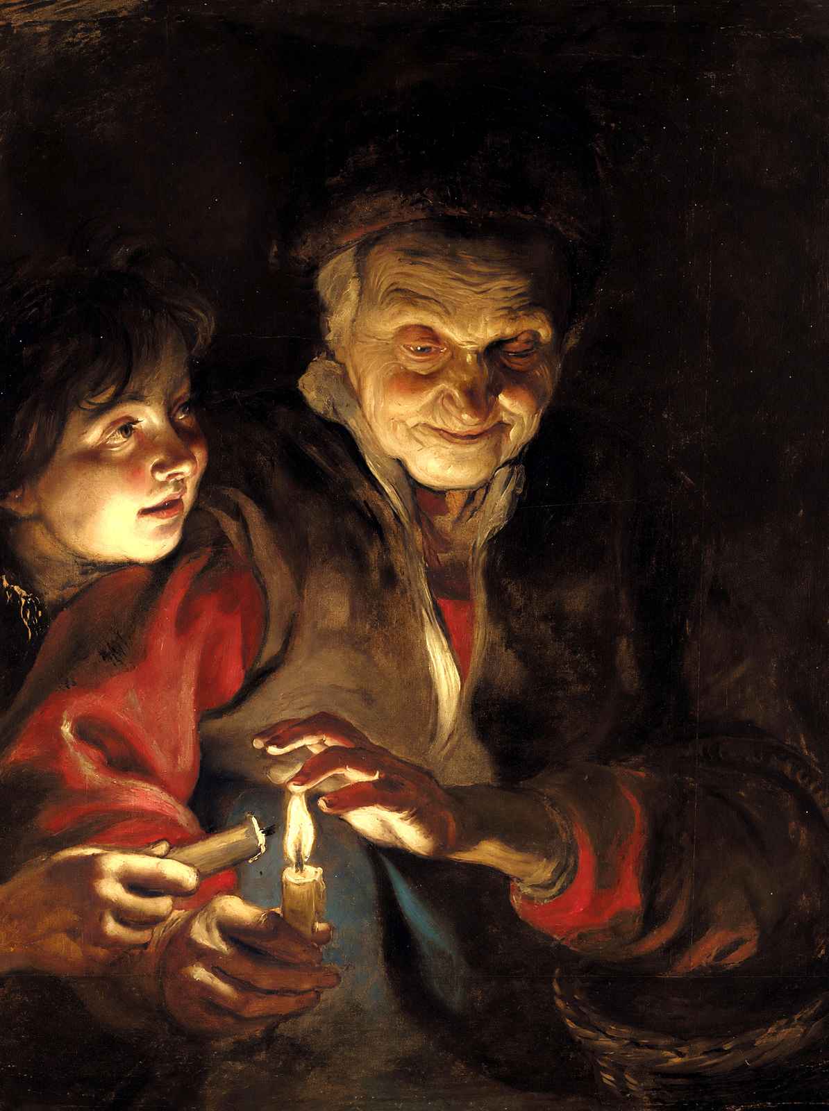 Night Scene 1617 Painting by Peter Paul Rubens Art Print (6 Sizes)
