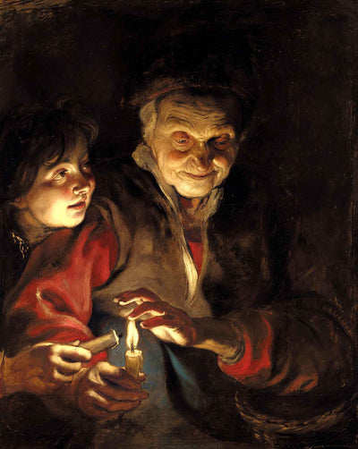 Night Scene art print by Peter Paul Rubens (1617)
