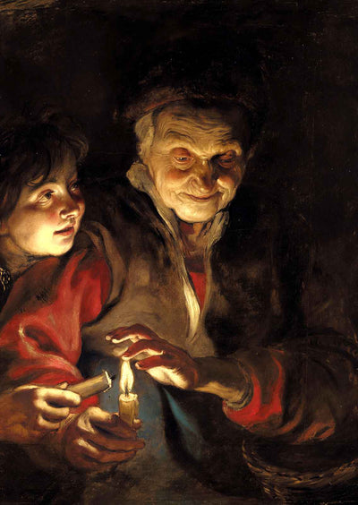 Night Scene 1617 Painting by Peter Paul Rubens Art Print (6 Sizes)