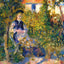 Nini in the Garden Art Print 1876 Painting by Pierre-Auguste Renoir (6 Sizes)