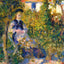 Nini in the Garden Art Print 1876 Painting by Pierre-Auguste Renoir (6 Sizes)