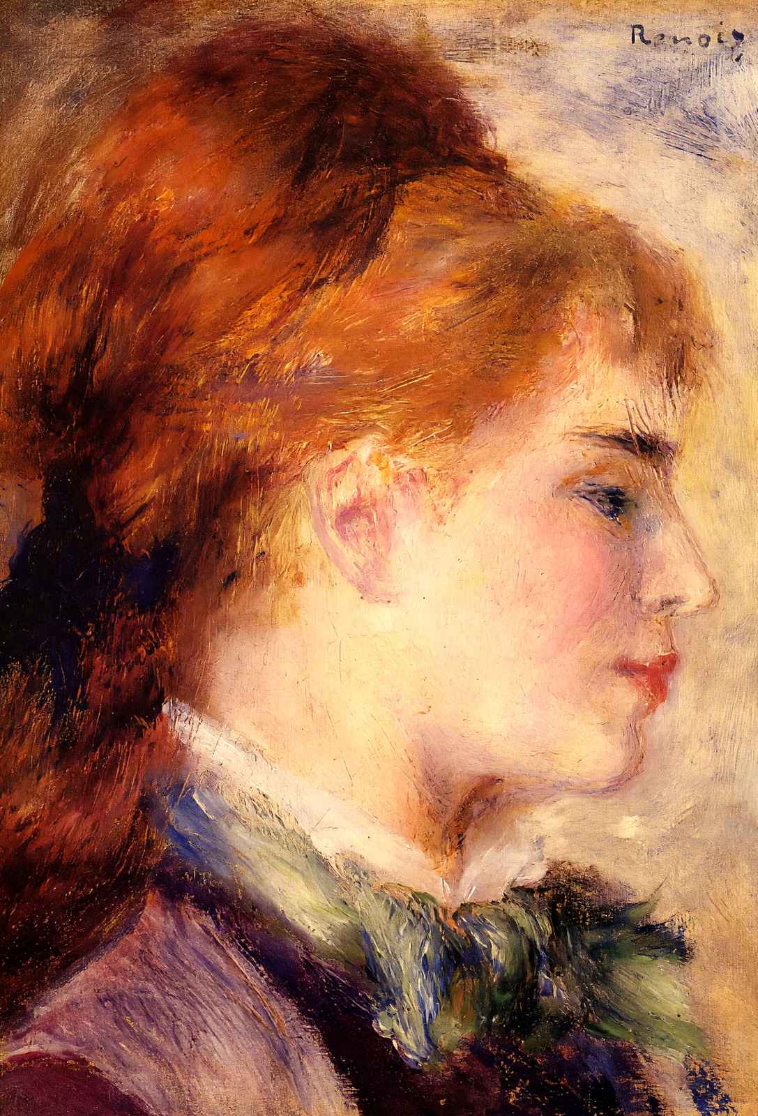 Nini Lopez Fine Art Print 1876 Painting by Pierre-Auguste Renoir (6 Sizes)