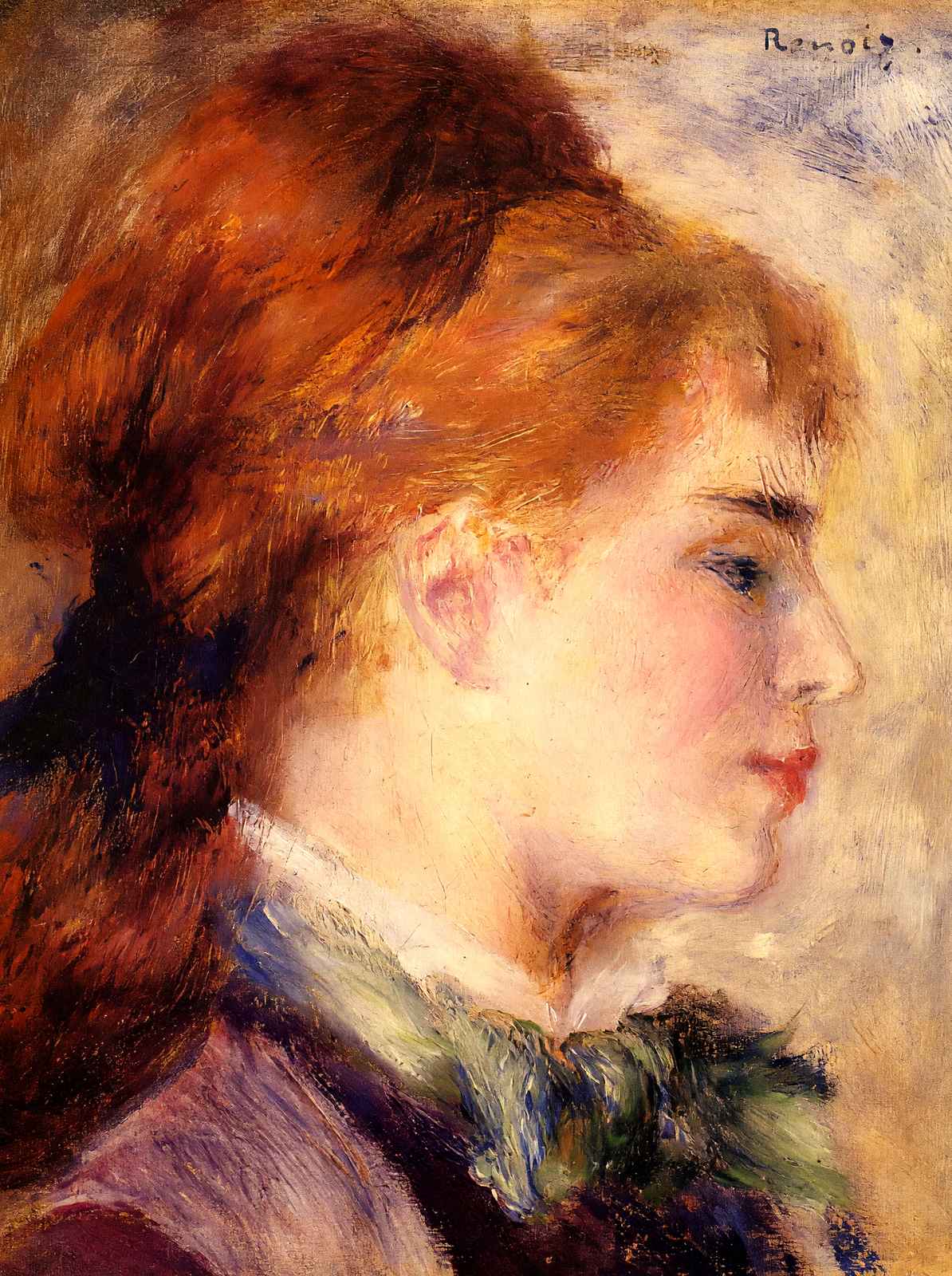 Nini Lopez Fine Art Print 1876 Painting by Pierre-Auguste Renoir (6 Sizes)